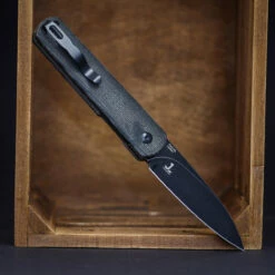 Kizer X Justin Lundquist Feist XL Black Micarta -outdoor knives sale feist xl 8
