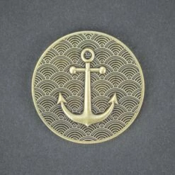 Urban EDC F5.5 Seigaiha Wave Challenge Coin  -outdoor knives sale general store urban edc f5 5 seigaiha wave challenge coin exclusive 1 2000x