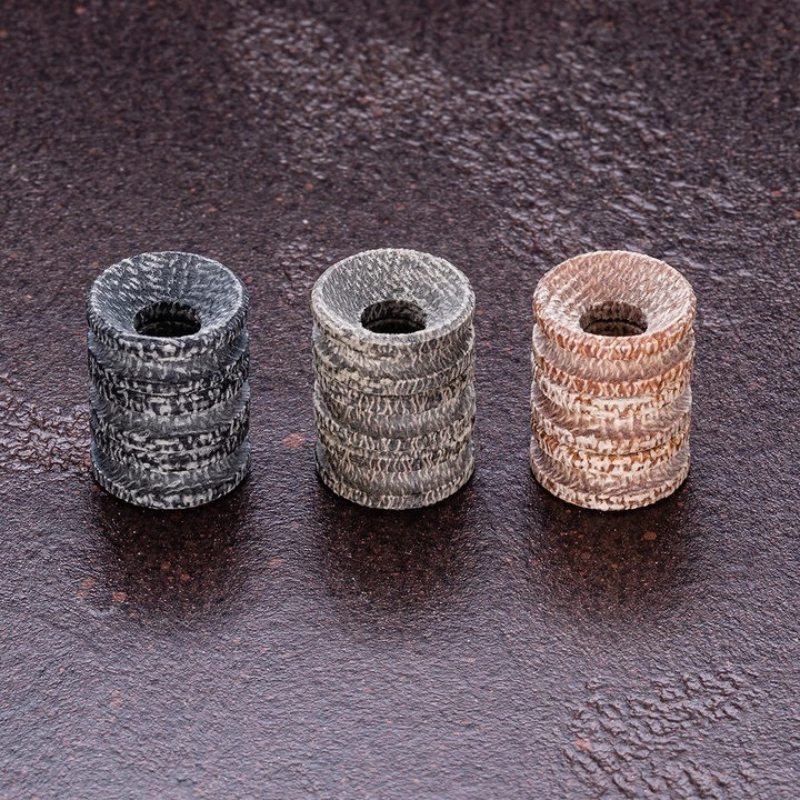 Daily Customs Basic Bead Coupler Canvas Micarta 4 Daily Customs Basic Bead Coupler Canvas Micarta - Image 2