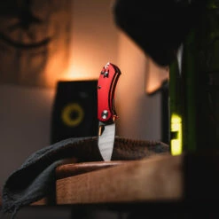 GiantMouse ACE Nibbler Red Aluminium -outdoor knives sale img 2002