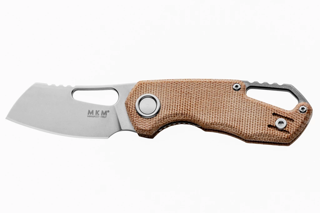 MKM Isonzo M390 Natural Micarta Cleaver 3 MKM Isonzo M390 Natural Micarta Cleaver