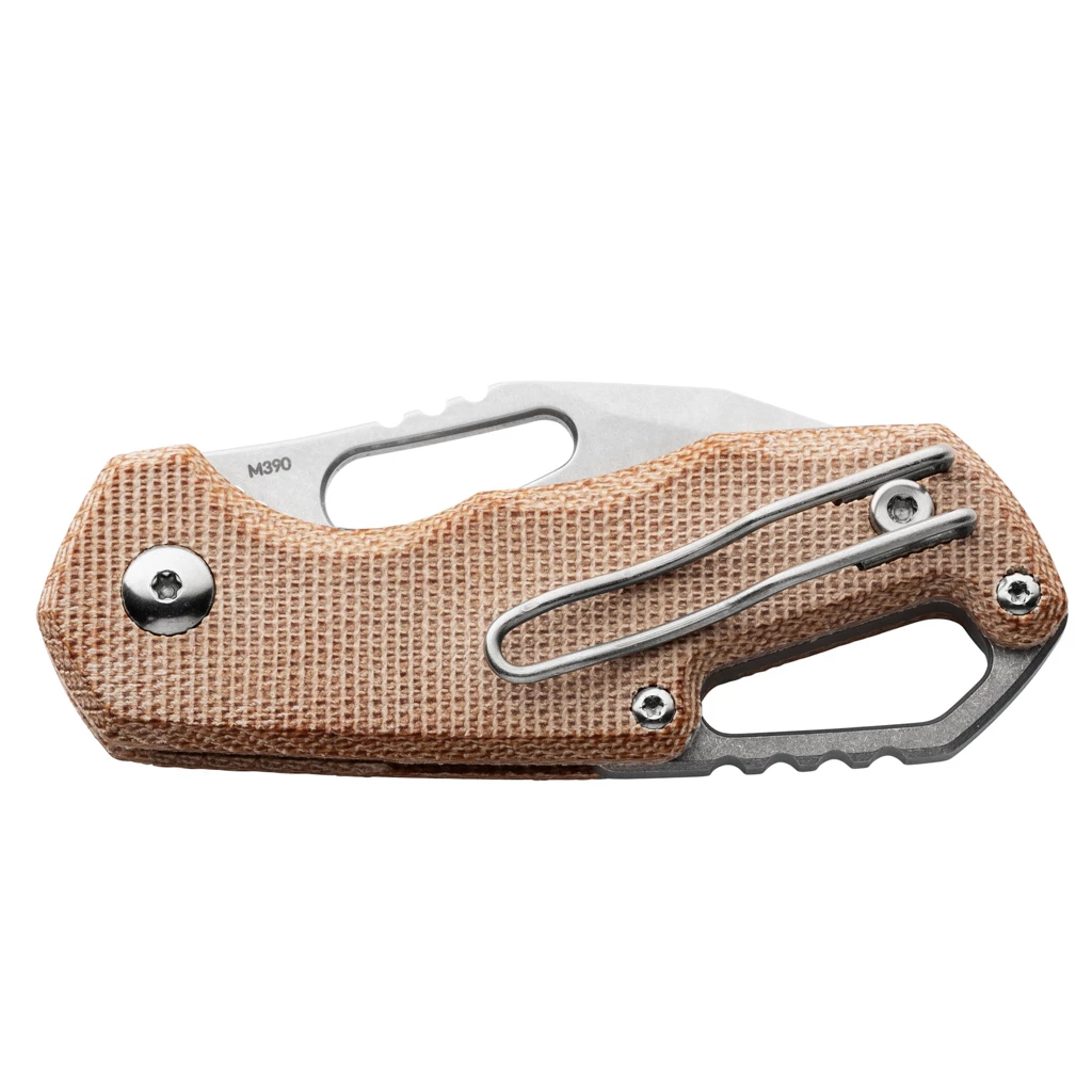 MKM Isonzo M390 Natural Micarta Clip Point 4 MKM Isonzo M390 Natural Micarta Clip Point - Image 2