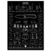 Blackout Edition Pocket Knife Poster -outdoor knives sale knafs 00011 black poster 1 web callout 1024x1024 2x