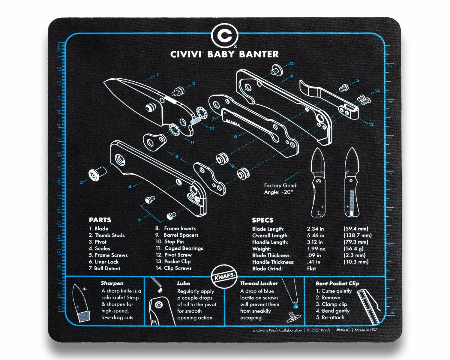 Knafs Baby Banter Mouse Pad 3 Knafs Baby Banter Mouse Pad