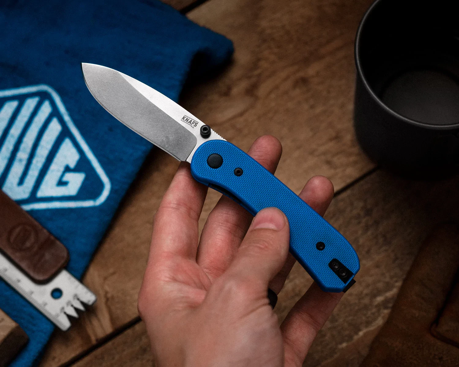 Knafs Lander EDC Knife Blue 5 Knafs Lander EDC Knife Blue - Image 3