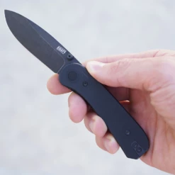 Knafs Lander Scales G10 Black -outdoor knives sale knafs 00078 lander scales g10 black on knife 1024x10242x