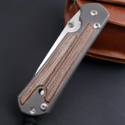 Chris Reeve Large Sebenza Insingo Micarta Natural Inlays -outdoor knives sale largeinsingo4