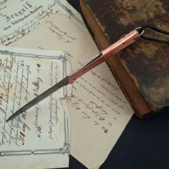 Otter Mercator Copper Damascus With Clip 10 Otter Mercator Copper Damascus With Clip -outdoor knives sale mercatorkupferdamast2