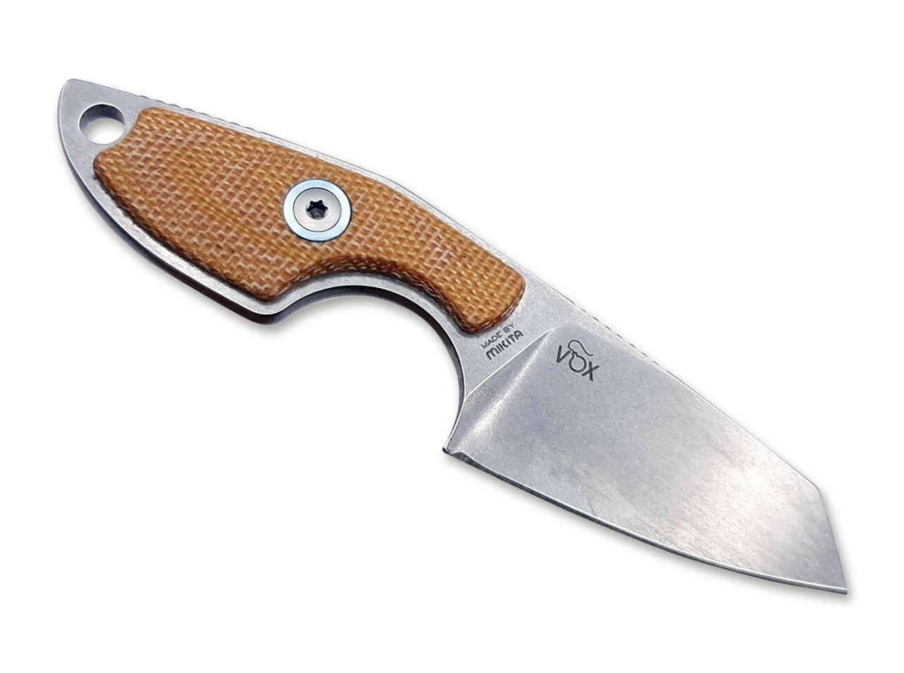 MKM Micro 2 Micarta Natural -Sheepfoot 4 MKM Micro 2 Micarta Natural -Sheepfoot - Image 2