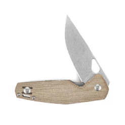Giantmouse ACE Nimbus V2 Natural Canvas Micarta 14 Giantmouse ACE Nimbus V2 Natural Canvas Micarta -outdoor knives sale natnimbusv2profile4 1160x
