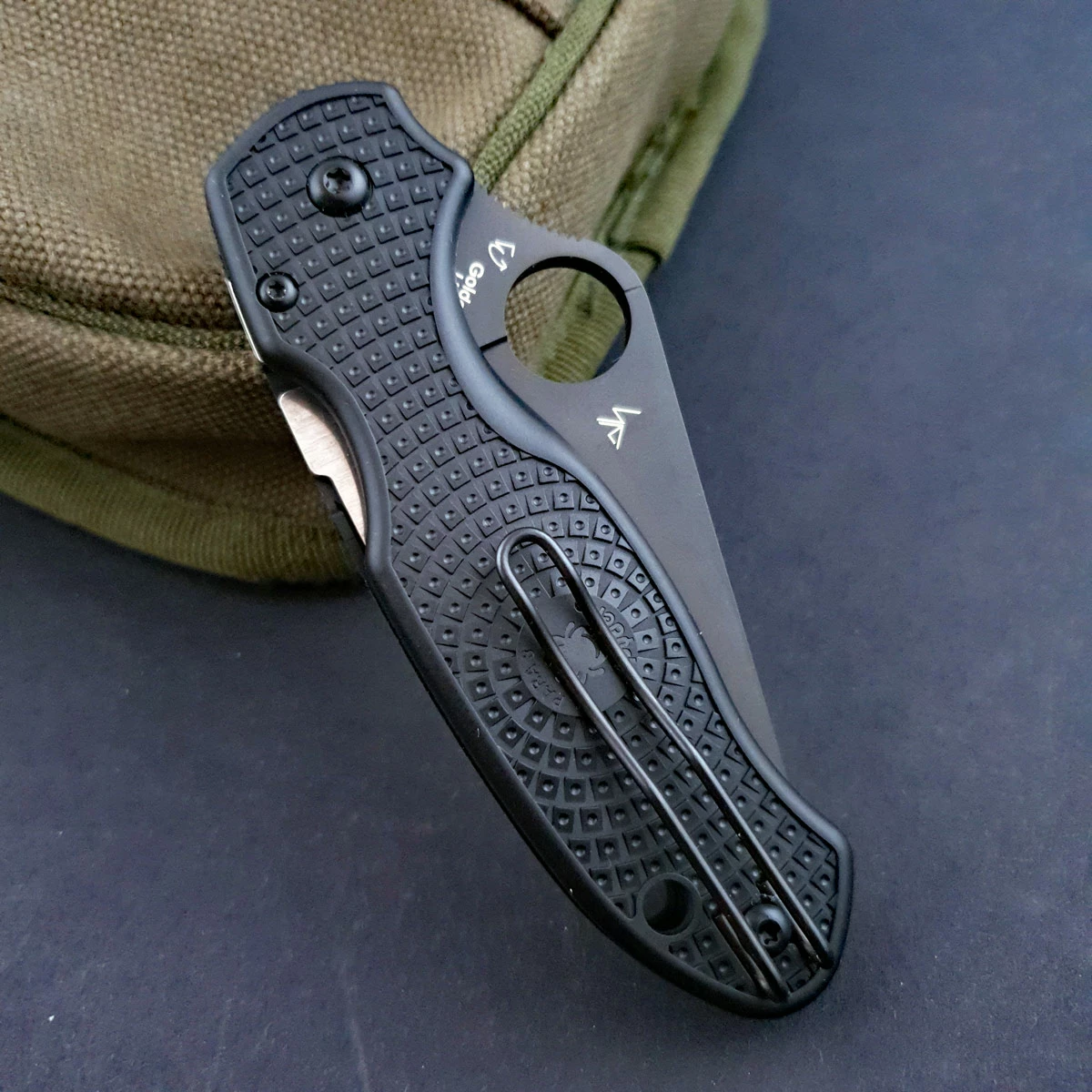 Spyderco Para 3 Lightweight All Black 9 Spyderco Para 3 Lightweight All Black - Image 7
