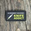 Knife Addict Achievement Patch -outdoor knives sale patch knife addict