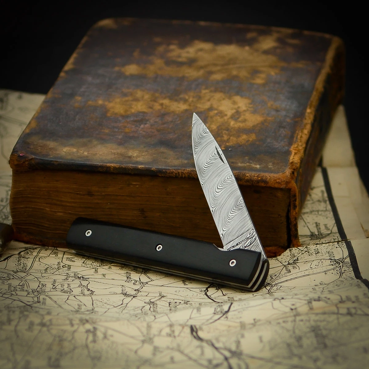Perceval Le Francais Damascus Ebony 7 Perceval Le Francais Damascus Ebony - Image 5