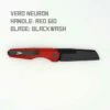 Vero Engineering Neuron Red G10 Blackwash -outdoor knives sale redbw 700x