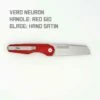 Vero Neuron Red G10 Hand Satin -outdoor knives sale redhand 700x