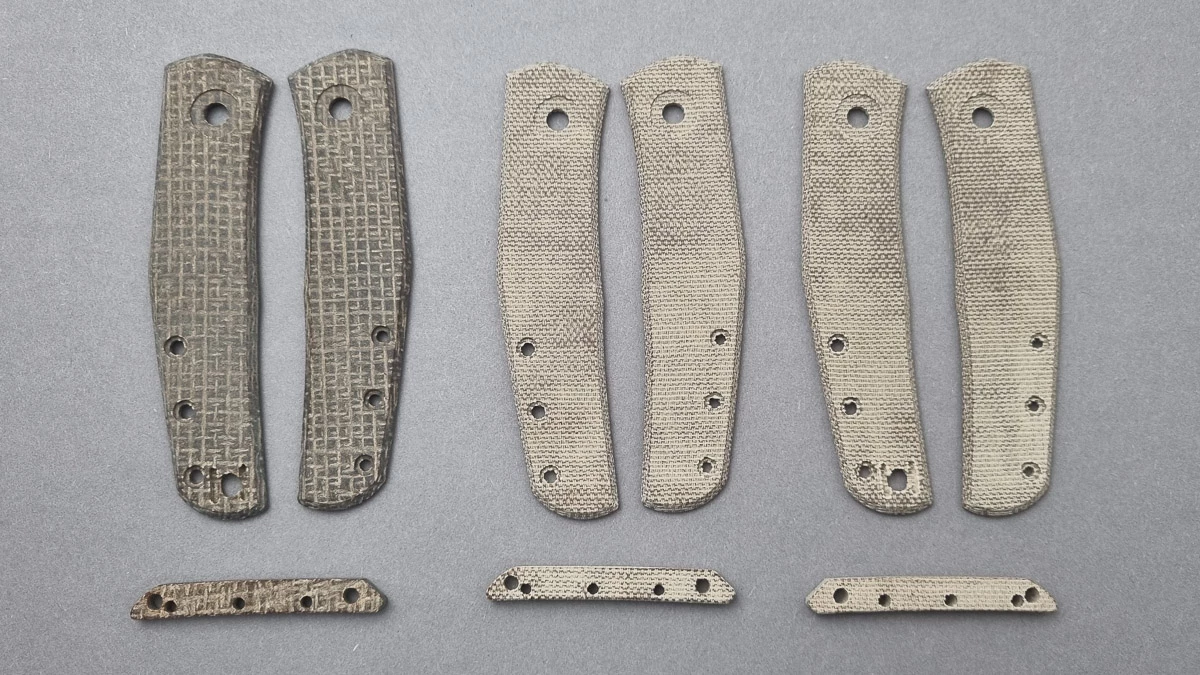 RGT ZT 0230/0235 Scales And Backspacer Micarta 3 RGT ZT 0230/0235 Scales And Backspacer Micarta