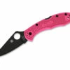 Spyderco Delica S30V Pink Heels Black 1 Spyderco Delica S30V Pink Heels Black -outdoor knives sale spyderco delica pink heels black blade 01sp1114
