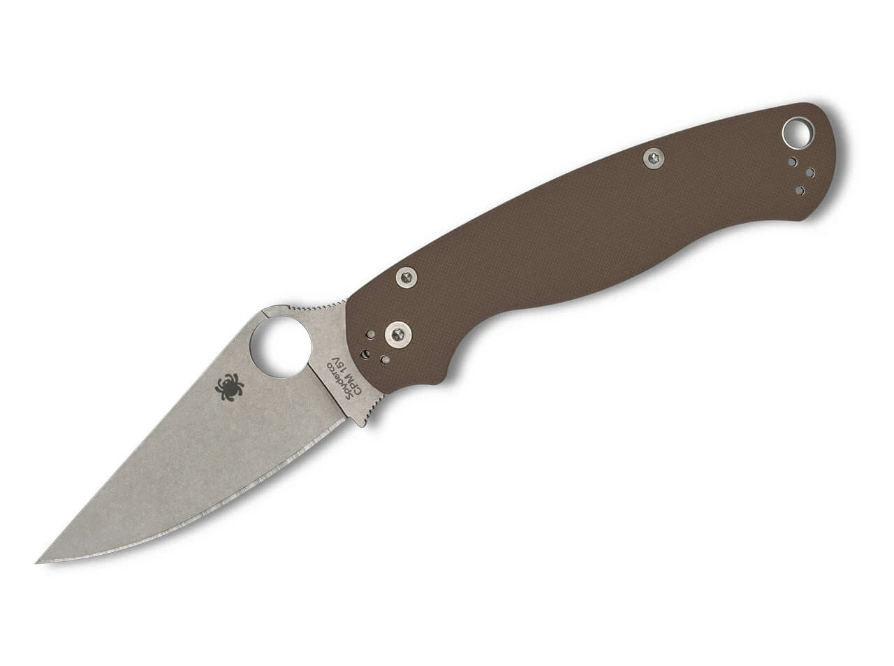 Spyderco Para Military 2 Sprint Run Brown G10 CPM-15V 3 Spyderco Para Military 2 Sprint Run Brown G10 CPM-15V