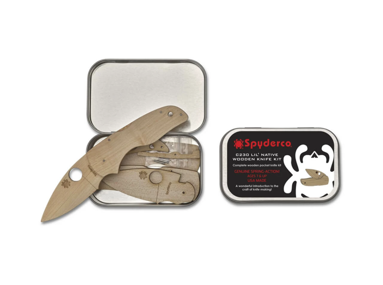 Spyderco Wooden Kit Lil' Native 3 Spyderco Wooden Kit Lil' Native