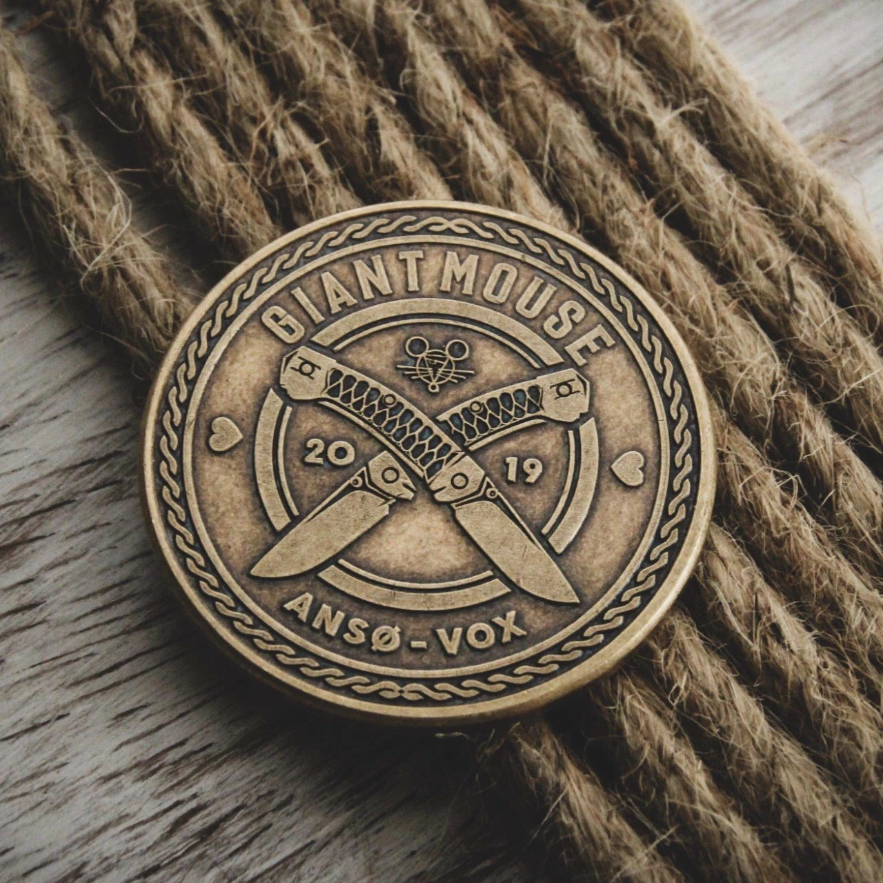 GiantMouse Shank Sharpeners Union 2019 Coin 4 GiantMouse Shank Sharpeners Union 2019 Coin - Image 2