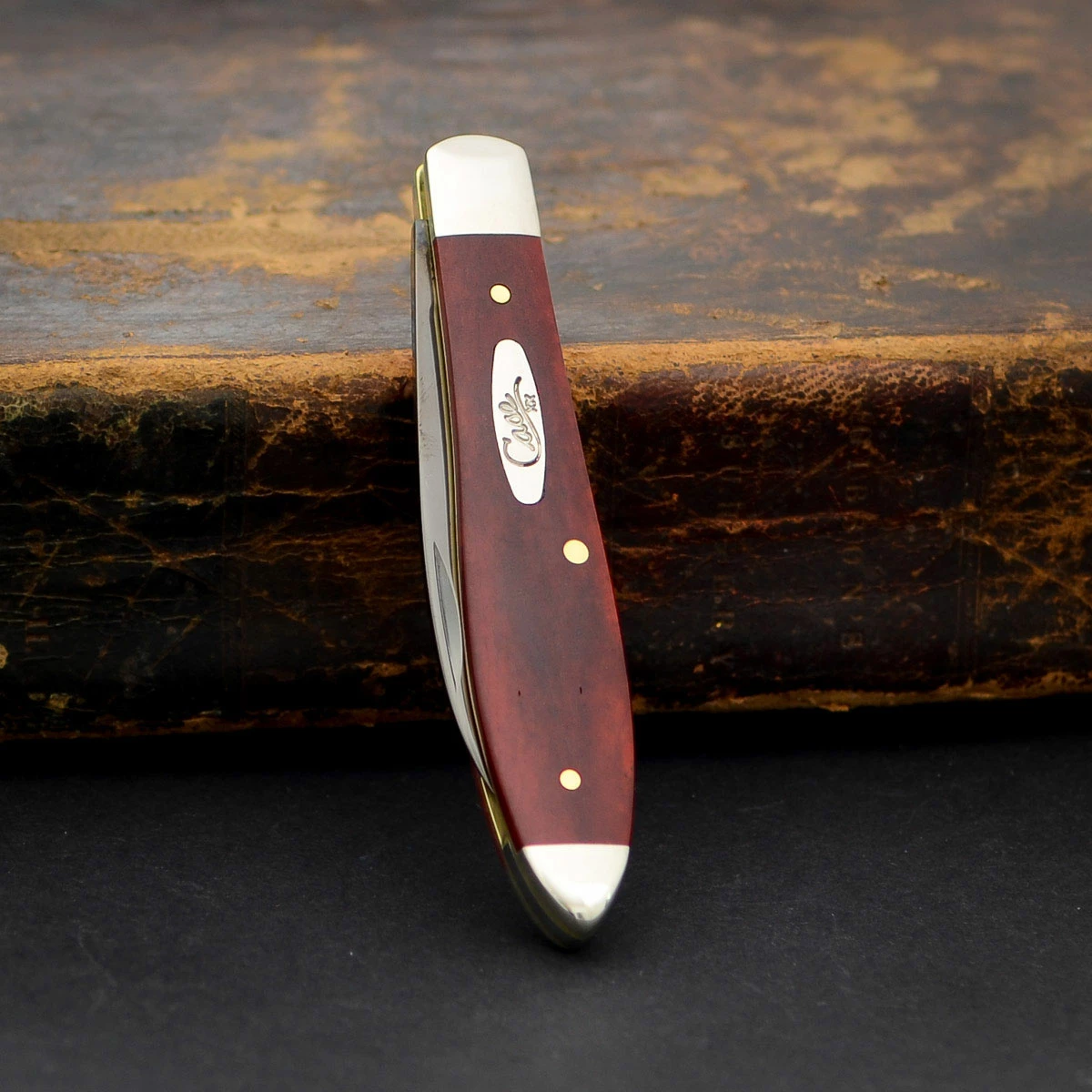 Bose Tear Drop Old Red Bone Smooth PVD Coated Blade 4 Bose Tear Drop Old Red Bone Smooth PVD Coated Blade - Image 2