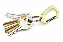 Trayvax Carabiner Brass -outdoor knives sale trayvax carabiner brass 4 2000x