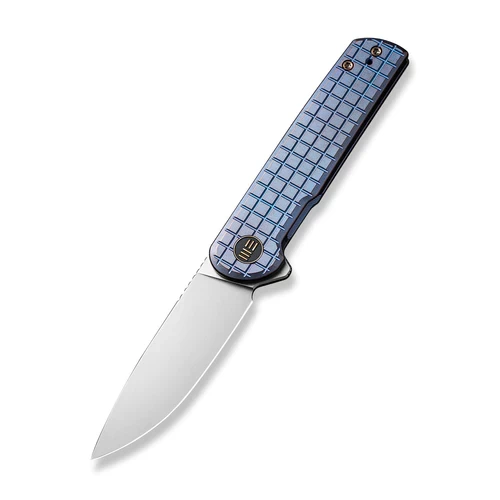 WE Knife Charith Frag Patterned Blue Titanium 3 WE Knife Charith Frag Patterned Blue Titanium