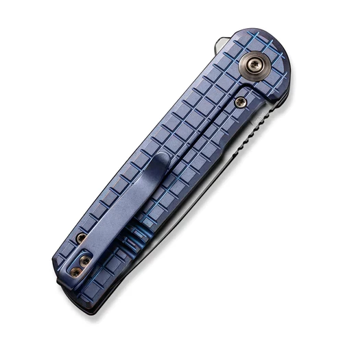WE Knife Charith Frag Patterned Blue Titanium 10 WE Knife Charith Frag Patterned Blue Titanium - Image 8