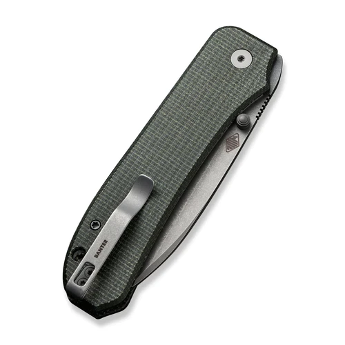 WE Knife Big Banter Green Canvas Micarta 10 WE Knife Big Banter Green Canvas Micarta - Image 8