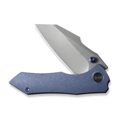 WE Knife High-Fin Blue Titanium -outdoor knives sale we22005 3 high fin 3 500x