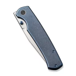 WE Knife Evoke Blue Titanium -outdoor knives sale weknife evoke thumb stud front flipper knife titanium handle 348 cpm 20cv we21046 3 391998 700x