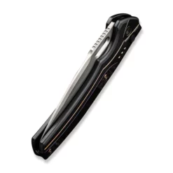 WE Knife Exciton Black Titanium With Flamed Titanium Integral Spacer 15 WE Knife Exciton Black Titanium With Flamed Titanium Integral Spacer -outdoor knives sale weknife exciton button lock knife black titanium handle with flamed titanium integral spacer 368 silver bead blasted cpm 20cv blade we22038a 6 324873 600x