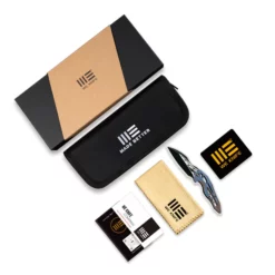 WE Knife Ignio Black -outdoor knives sale weknife ignio flipper thumb hole knife black titanium handle 33 black stonewashed cpm 20cv blade satin flat we22042b 1 112700 600x