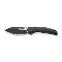 WE Knife Ignio Black -outdoor knives sale weknife ignio flipper thumb hole knife black titanium handle 33 black stonewashed cpm 20cv blade satin flat we22042b 1 947403 600x