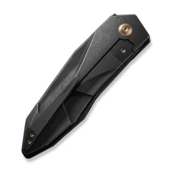 WE Knife Solid Black Titanium 16 WE Knife Solid Black Titanium -outdoor knives sale weknife solid flipper knife black titanium integral handle 388 black stonewashed cpm 20cv blade we22028 1 517476 600x